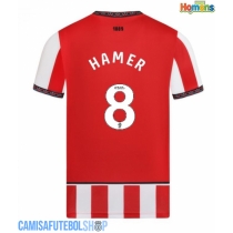 Camisa de time de futebol Sheffield United Gustavo Hamer #8 Replicas 1º Equipamento 2025-26 Manga Curta